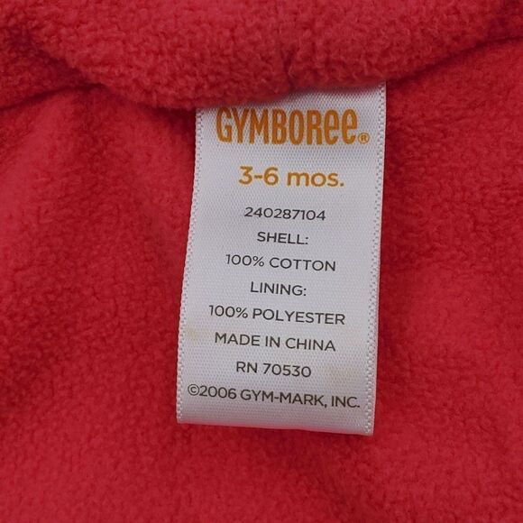 Gymboree Girls Sweater Jacket Hooded Fair Isle Reindeer Colorful Size 3-6 Months - Picture 7 of 8